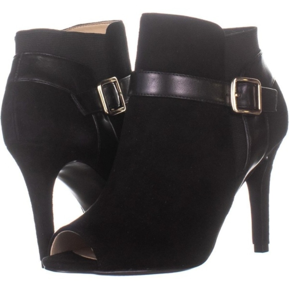 Marc Fisher Shimmee Peep Toe Heeled Booties
